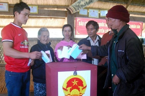 Избиратели голосуют на выборах депутатов Национального собрания - Иллюстративное изображение. (Источник: ВИА)