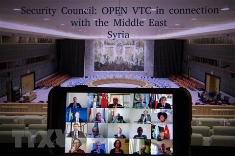 Делегаты обсуждают на очередном брифинге в Совете Безопасности ООН сирийский вопрос (Источник: ВИА)