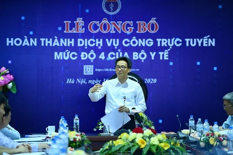аместитель премьер-министра Ву Дык Дам выступает на церемонии 30 июня (Фото: ВИА)