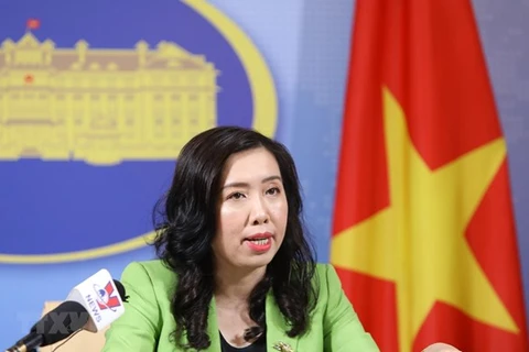Официальный представитель Министерства иностранных дел Ле Тхи Ту Ханг (Фото: ВИА)