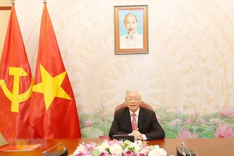 Генеральный секретар ЦК КПВ и президент страны Нгуен Фу Чонг (Фото: ВИА)