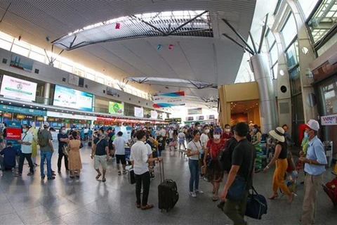 В международном аэропорту Дананга (Фото: ВИА)