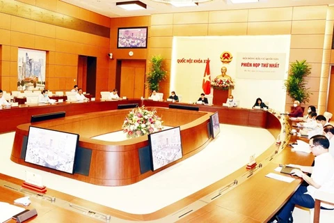 Первое заседание Национального избирательного совета 3 августа (Фото: ВИА)