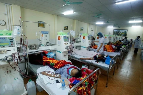 Пациенты, получавшие гемодиализ в Хынгйен (Источник: ВИА)