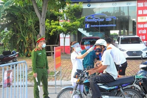 КПП у ворот провинции Хайзыонг (Фото: ВИА)