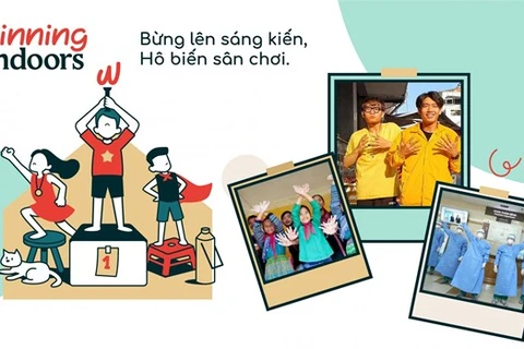 ЮНЕСКО и ЮНИСЕФ при поддержке посольства Австралии во Вьетнаме запускают кампанию под названием “Побеждай дома” для вьетнамских детей и их семей, чтобы найти интересные способы оставаться счастливыми и здоровыми, находясь дома. (Фото: ЮНИСЕФ)