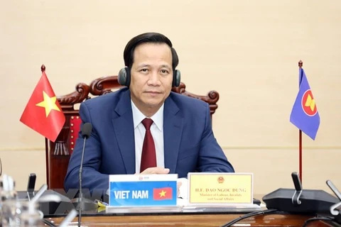 Министр труда, инвалидов войны и социального обеспечения Дао Нгок Зунг (Фото: ВИА)