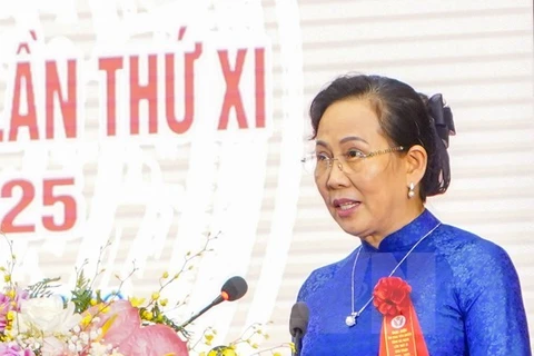 Ле Тхи Тхуи, секретарь провинциального партийного комитета Ханама (Фото: ВИА)
