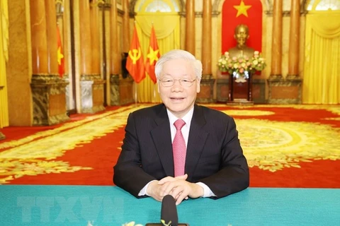 Генеральный секретарь ЦК КПВ, президента страны Нгуен Фу Чонг обратился к Конференции с важным посланием.