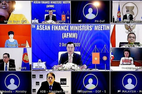 2 октября в режиме онлайн состоялось 24-е совещание министров финансов стран АСЕАН (Фото: Congthuong.vn)