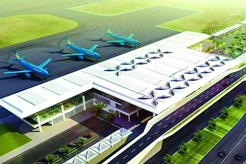 Графический дизайн предполагаемого аэропорта в провинции Куангчи