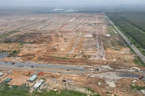 Донгнай в основном завершает расчистку земли для первой фазы аэропорта Лонгтхань (Фото: ВИА)