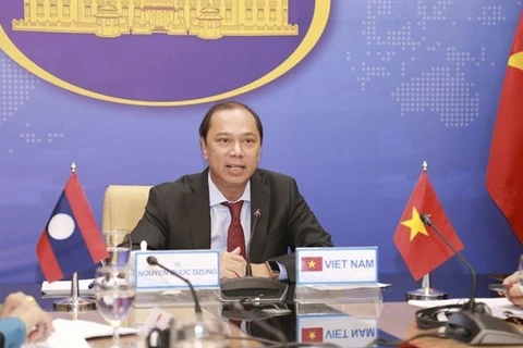 Заместитель министра иностранных дел Нгуен Куок Зунг на мероприятии (Фото: ВИА)