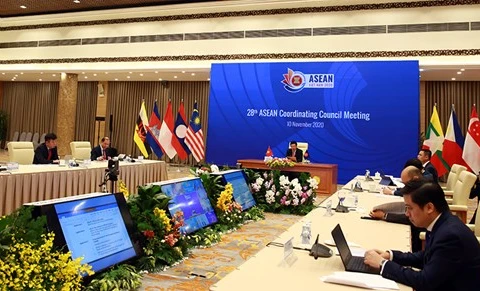 22-е заседание Совета Сообщества политической безопасности АСЕАН (APSC) прошло онлайн 10 ноября (Фото: http: //baochinhphu.vn/)