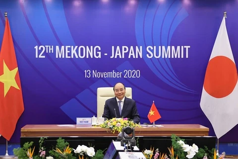 Премьер-министр Нгуен Суан Фук на саммите (Фото: ВИА)