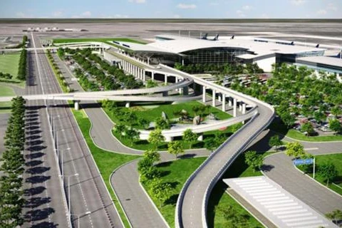 Визуализация предлагаемого международного аэропорта Лонгтхань в южной провинции Донгнай. (Фото: Интернет)