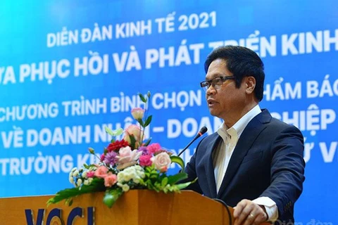 Президент Вьетнамской торгово-промышленной палаты (VCCI) Ву Тиен Лок (Фото: enternews.vn)