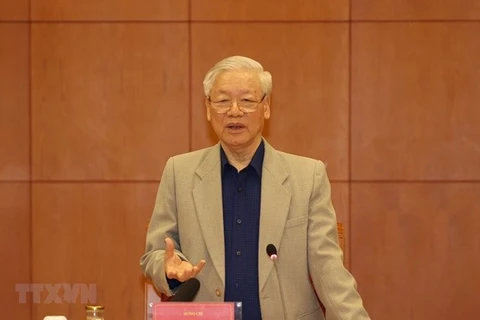 Генеральный секретарь ЦК КПВ, президент СРВ Нгуен Фу Чонг (Источник: ВИА)