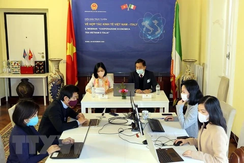 Интернет-форум по экономическому сотрудничеству Вьетнама и Италии (Источник: ВИА)