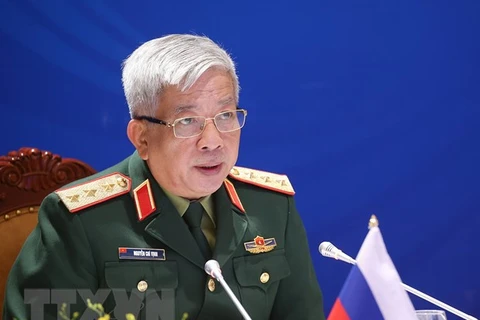 Генерал-полковника Нгуен Тьи Винь, заместитель министра обороны. (Фото: ВИА)