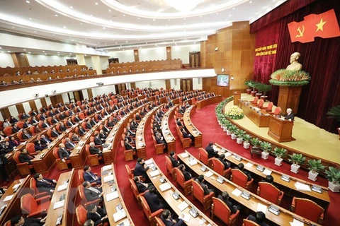  14-я конференция ЦК КПВ приняла решение провести XIII всевьетнамский съезд КПВ с 25 января по 2 февраля 2021 г. (Фото: ВИА)
