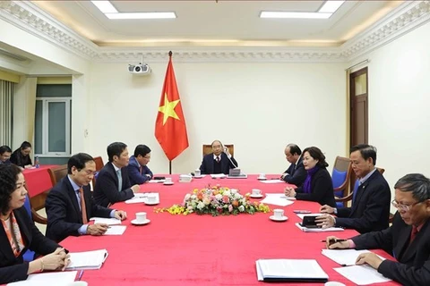 Премьер-министр Нгуен Суан Фук провел переговоры с президентом США Дональдом Трампом (Фото: ВИА) 