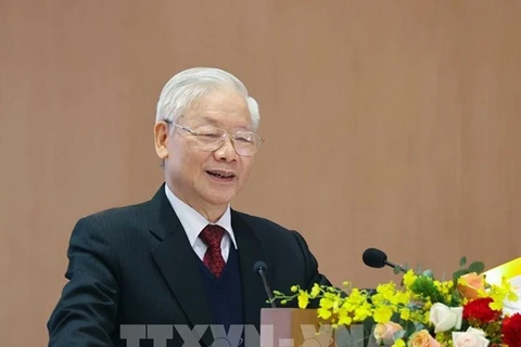 Генеральный секретарь Центрального комитета Коммунистической партии Вьетнама, президент Нгуен Фу Чонг. (Фото: ВИА)