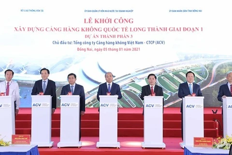Церемония закладки первого камня международного аэропорта Лонгnхань состоится 5 января. (Фото: ВИА)