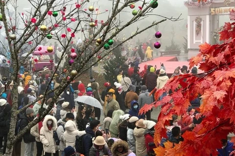 Туристы посещают достопримечательности Сапы во время новогодних праздников (Фото: ВИА)