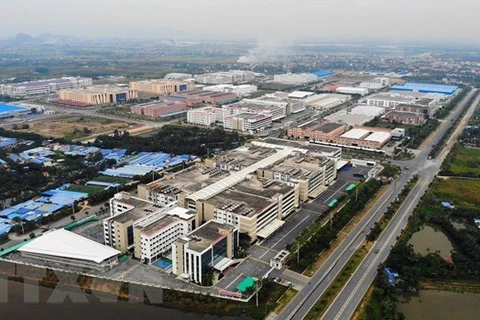 Интегрированный городок и промышленный парк VSIP Hai Phong является центром привлечения прямых иностранных инвестиций во Вьетнаме с 58 проектами на сумму более 2 млрд. долл. США (Фото: ВИА)