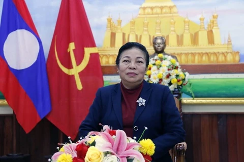 Глава Комиссии по внешним связям Центрального комитета Народно-революционной партии Лаоса Сунтон Саячак. (Фото: ВИА)