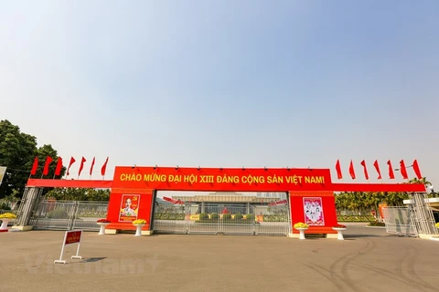 XIII съезд КПВ официально открылся 26 января в Ханое. (Фото: ВИА)