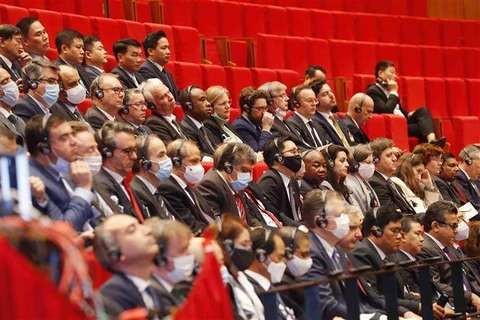 Делегаты и гости на XIII съезде КПВ. (Фото: ВИА)