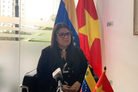Посол Венесуэлы во Вьетнаме Татьяна-Джозефина Пью Морено (Фото: ВИА)