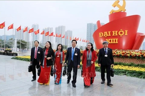 XIII всевьетнамский съезд Коммунистической партии Вьетнама проходит с 25 января по 2 февраля (Фото: ВИА)