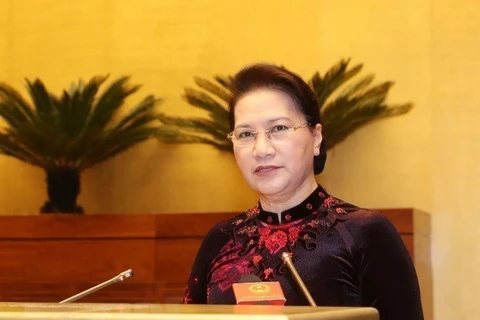 Председатель Национального собрания Нгуен Тхи Ким Нган (Фото: ВИА)