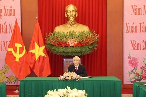 Генеральный секретарь ЦК КПВ, президент Вьетнама Нгуен Фу Чонг. (Фото: ВИА)