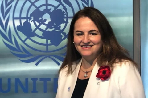 Главный представитель Структуры «ООН-женщины» во Вьетнаме Элиза Фернандес. (Фото: ВИА)