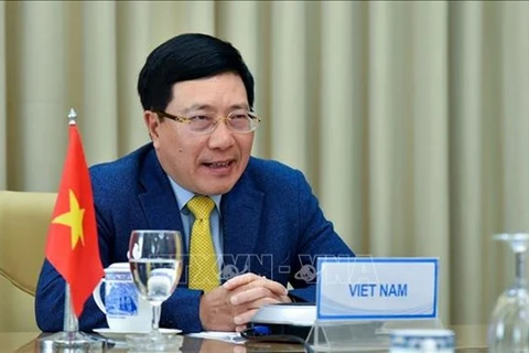 Вьетнамский заместитель премьер-министра и министр иностранных дел Фам Бинь Минь (фото: ВИA)