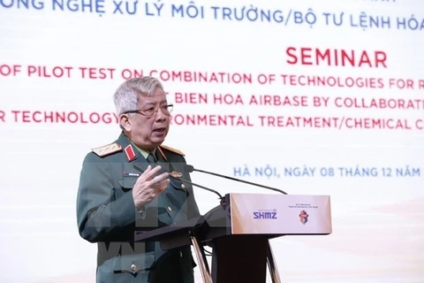 Заместитель министра национальной обороны генерал-полковник Нгуен Чи Винь (Фото: ВИА)