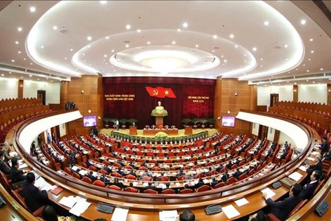В Ханое проходит второй Пленум ЦК Коммунистической партии Вьетнама. (Фото: ВИА)