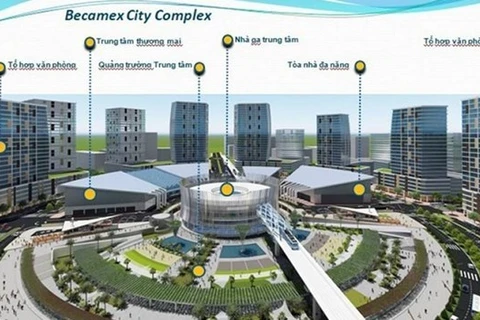 Проект Всемирного торгового центра Binh Duong New City Expo (Фото: Becamex)