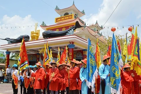 Фестиваль Шонгдок Нгинь Онг признан национальным нематериальным культурным наследием (Фото: camau.gov.vn)