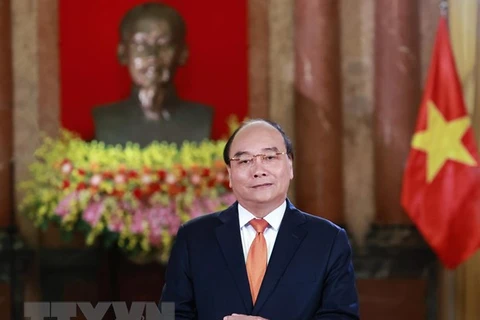 Президент Вьетнама Нгуен Суан Фук. (Фото: Тхонг Нят/ВИА)