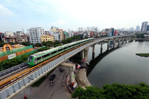 Первая линия метро Ханоя, курсирующая от Катлинь до Хадонг, начнет коммерческую эксплуатацию с 1 мая (Фото: ВИА)