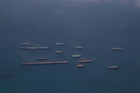 Китайские корабли в Восточном море. (Источник: AFP/ВИА)