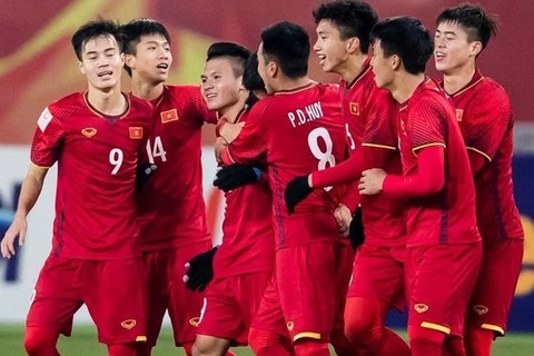 Сборная Вьетнама до 23 лет заняла 13-е место и вошла в пятерку лучших сборных отборочного турнира Азиатской футбольной конфедерации (АФК) до 23 лет (Фото: Вьетнамская федерация футбола).