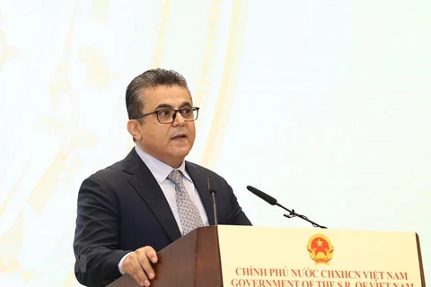 Посол Палестины во Вьетнаме, глава дипломатической миссии во Вьетнаме Саади Салама. (Фото: ВИА)