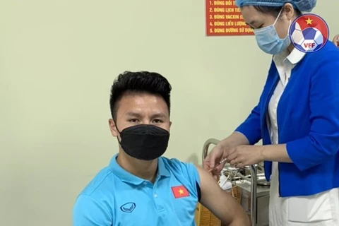Куанг Хай получил вторую прививку от COVID-19 (Фото: ВИА)