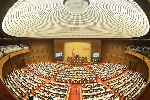 На 14-й сессии Национального Собрания Вьетнама. (Источник: ВИА)